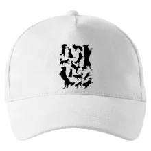 Border kolie siluety