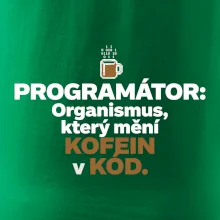 ROGRAMÁTOR Organismus, který mění kofein v kód