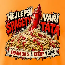 Nejlepší špagety vaří táta Eidam 30 procent a kečup v ceně