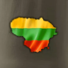 Litva vlajka mapa