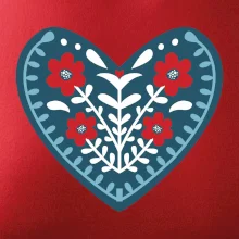 Folklor - srdce modré plné