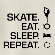 Eat sleep skate - lední bruslení