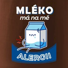 Mléko má na mě alergii