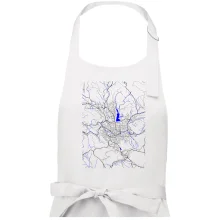 Jablonec nad Nisou - Mapa s vodními toky