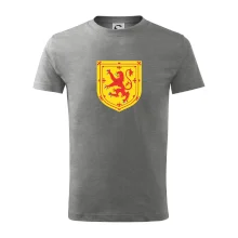 Skotský lev na hrudi