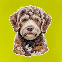 Lagotto romagnolo vyšívaná hlava