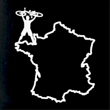 Cyklista nad Francií