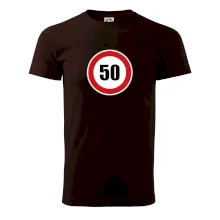 Dopravní značka - omezení rychlosti 50
