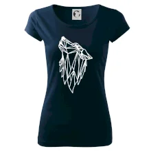 Geometrie - vlk - vyjící