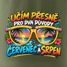 Učím kvůli červenci a srpnu letní prázdniny