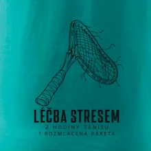 Léčba stresem rozmlácená raketa