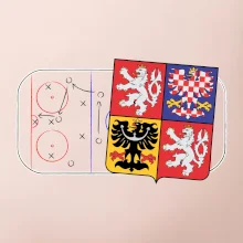 ČR znak na ledě