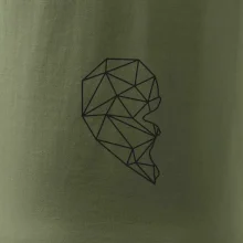 Párovy motiv srdce geometrie - ONA