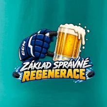 Hokejová regenerace s pivem
