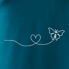 Dráha letu motýla - srdce