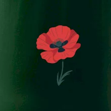 Vlčí mák kreslený velký