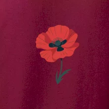 Vlčí mák kreslený velký