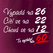 Vypadá, cítí se, chová se - 60 let