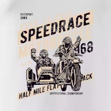 Speedrace motrcycle half mile