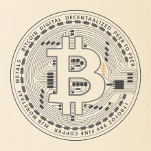 Bitcoin tištěný spoj