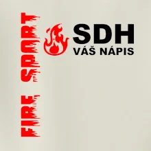 SDH nápis (oheň, firesport, název sboru - vlastní nápis)