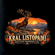 Král listopadu jelen a podzimní hory