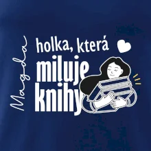 Černobílá holka, která miluje knihy - Vaše jméno Černobílá holka, která miluje knihy - Vaše jméno