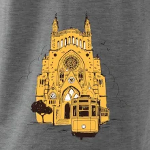 Mallorca - katedrála a tramvaj