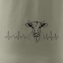 EKG křivka kráva