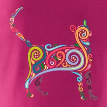 Kočka barevné křivky