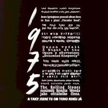 Pro rockera k narozeninám 1975