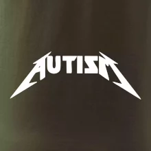 Autism rock nápis