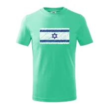 Vlajka Izrael kreslená