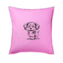 Lagotto romagnolo karikatura vypláznutý jazyk