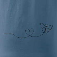 Dráha letu motýla - srdce