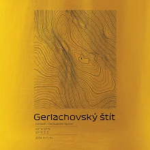 Gerlachovský štít - vrstevnice v obdélníku