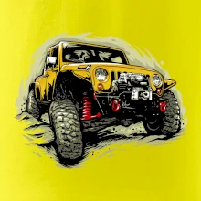 Žlutý offroad s navijákem