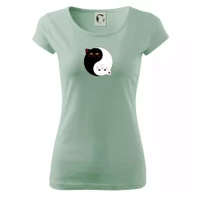 Kočky jin jang barevné