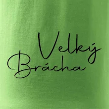 Velký brácha - nápis na zádech