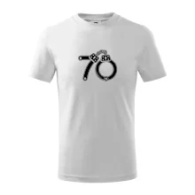 Narozeninové tričko pro policajta - pouta 70