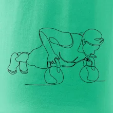 Kitebell posilování jedním tahem