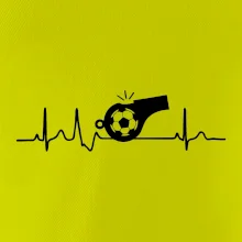 EKG fotbal rozhodčí a píšťalka