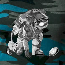 Americký fotbal astronaut