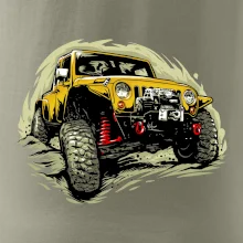 Žlutý offroad s navijákem