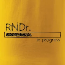 In progress titul RNDr. doktor / doktorka přírodních věd