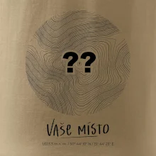 Vaše místo - vrstevnice v kruhu