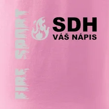SDH REFLEXNÍ nápis (oheň, firesport, název sboru - vlastní nápis)