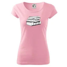 Knihy černobílé na sobě