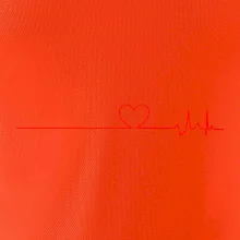 Poker EKG srdce červené