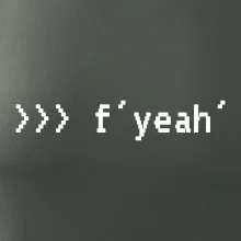 Python  f yeah